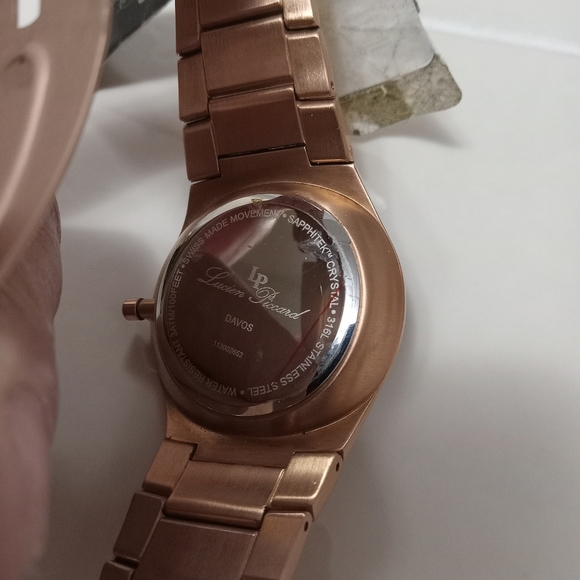Lucien Piccard Rose Gold Dress Watch - Picture 6 of 9